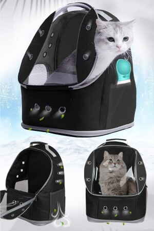 Ufo Büyük Boy Kedi Çantası 8 Kg Taşıma Kapasiteli 42x25x33 Cm Kedi Taşıma Çantası - 1