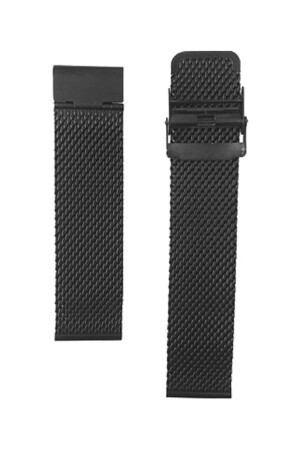 Uhr 22 mm schwarzes dickes Mesh-Metallclip-Uhrenarmband TYC00615273586 - 6