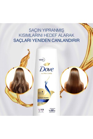 Ultra Care Saç Bakım Şampuanı Yoğun Onarıcı Yıpranmış Saçlar 400 ml X3 - 8