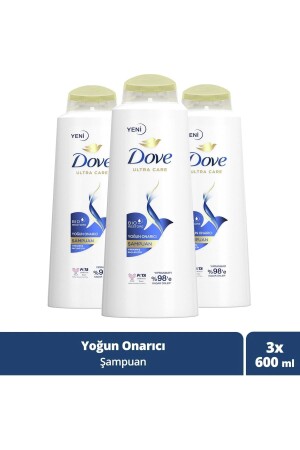 Ultra Care Saç Bakım Şampuanı Yoğun Onarıcı Yıpranmış Saçlar Için 600 ml X3 - Dove
