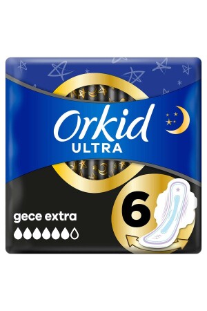 Ultra Hijyenik Ped Gece Ekstra 6 Adet Tekli Paket - 1