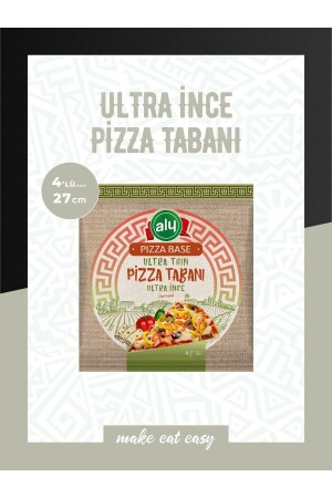 Ultra İnce Pizza Tabanı 27 cm 4'lü 440 gr - 1