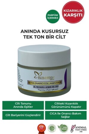 Ultra Onarıcı Ton Eşitleyici Yoğun Kızarıklık Karşıtı Yüz Kremi Nemlendirici Canlandırıcı krem 50ml - 2