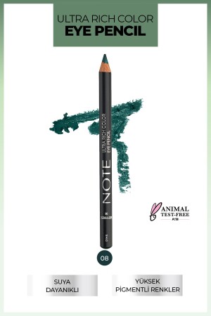 Ultra Rich Color Eye Pencil 08 Deep Forest – Dunkelgrün - 2