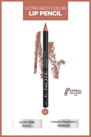 Ultra Rich Colour Lip Pencil 01 Sandy – Nude - 1