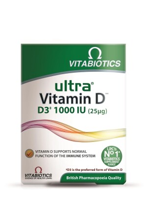 Ultra Vitamin D D3 1000iu 96 Kapseln - 3