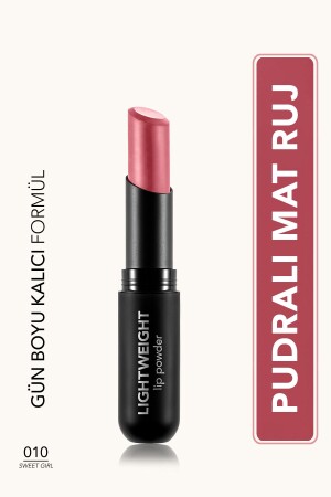 Ultraleichter, matter Lippenstift (VIVIVE PINK) – Leichtes Lippenpuder – 010 Sweet Girl – 8682536061827 - 1