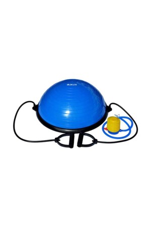 Uluslararası Standart Ebatlarda 62 Cm Çap Bosu Ball Bosu Topu Pilates Denge Aleti (Pompalı) - 2
