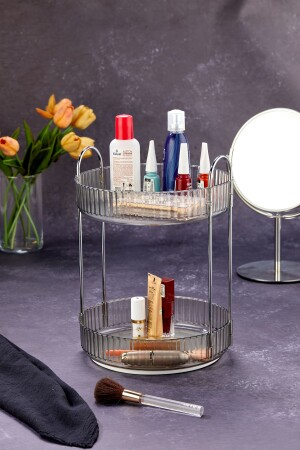 Um 360 Grad drehbarer Make-up-Organizer - 1