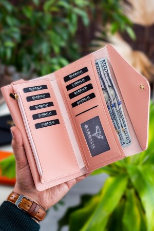 Umschlagmodell Puder Damenbrieftasche mit Telefon- und Münzfächern ENVELOPE1001 - 4