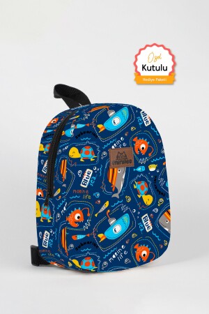 Underwater World V2 0–8 Jahre – Kindergarten-Kindergarten-Rucksack [mit Spezialbox] - 2