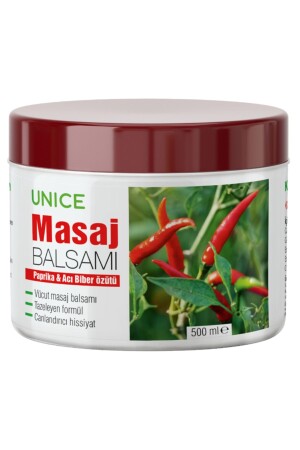 Unice Kırmızı Biber Ve Acı Biber Özlü Balsam 500 Ml - 1