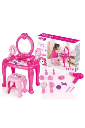 Unicorn-Sockel-Make-up-Tisch- und Stuhl-Set 8690089025616 - 1