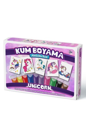 Unicornlar | Kum Boyama Aktivite Seti 5'li Paket KUMBOSET007 - 1