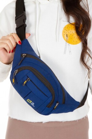 Unisex Ayarlanabilir Askılı Çanta,free Bag,unisex Crossbody Sling 4 Gözlü Göğüs Ve Bel Çanta 4gz-35 - LOOP DESIGN