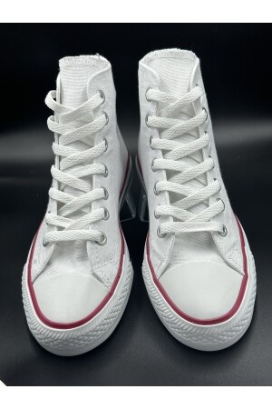 Unisex Beyaz Bilekli Uzun Boğazlı Spor Ayakkabı - Sneaker - 1