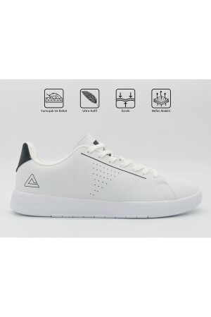 Unisex Beyaz Kaymaz Taban Ortopedik Garantili Rahat Hafif Günlük Koşu Sneaker Fitness Spor Ayakkabı - 1