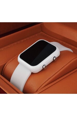 Unisex Beyaz Renkli Dijital Kol Saati Led Kol Saatleri Yetişkin Saatleri 54545 - pullmarkt