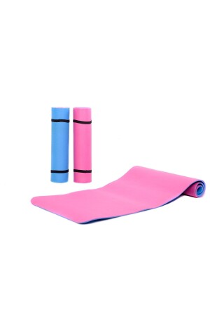 Unisex Çift Taraflı Pilates Minderi Yoga Mat 10 mm - 1