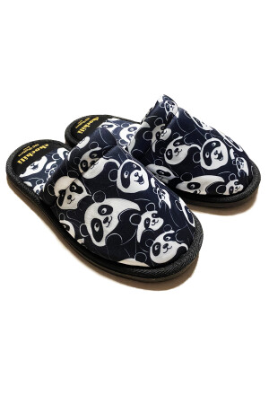 Unisex-Hausschuhe mit Panda-Muster und geschlossener Vorderseite - 2