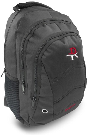 Unisex Herren Damen Laptopfach Orthopädisch Mittelgroß Mittelschule Oberschule Schulrucksack Schwarz 9-SER6354 - 2