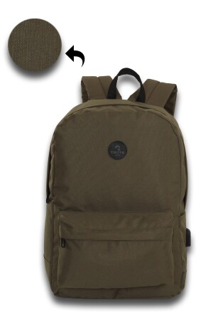 Unisex Khaki Smart Rucksack mit USB-Ladeanschluss 2202 TR3404 - 3