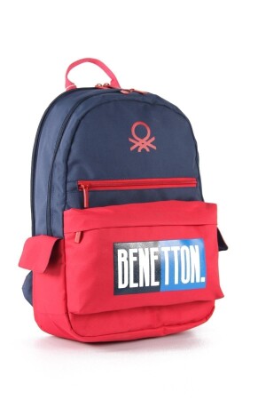 Unisex Kinder Benetton Doppelfach Unisex Grundschulrucksack 03789 - 3