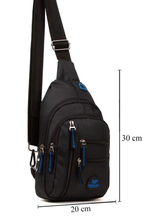 Unisex Krinkıl Çapraz Askılı Bel Omuz Çanta Göğüs Seyahet Günlük Bodybag - 5
