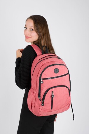 Unisex Krinkıl Okul Sırt Çantası Ortaokul Lise Üniversite Su Geçirmez Kumaş Laptop Cepli cty-lbn-201 - Citycenterfashion