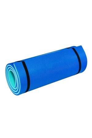 Unisex Mavi Çift Taraflı Pilates Ve Yoga Matı 180x60 Cm - 2