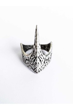 Unisex-Ring, versilbert, antik, antik, verstellbar, besonderes Design, Ertuğrul-Bogenschütze Zihgir - 2