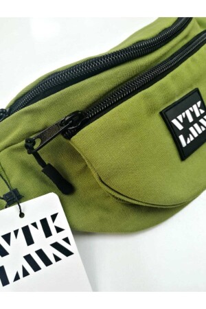 Unisex-Schulter- und Hüfttasche in grüner Farbe VTKLMNDCNT004 - 3