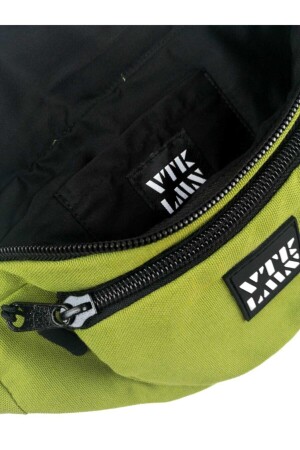Unisex-Schulter- und Hüfttasche in grüner Farbe VTKLMNDCNT004 - 4