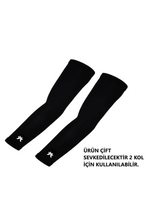 Unisex Schwarz Sport Tactel Basketball Volleyball Armstulpen 1 Paar - 1