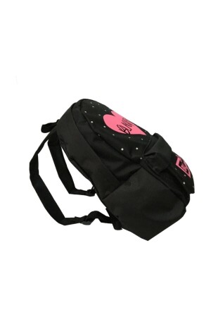 Unisex Schwarzer Blackpink Rucksack Schultasche USSC3718 - 2