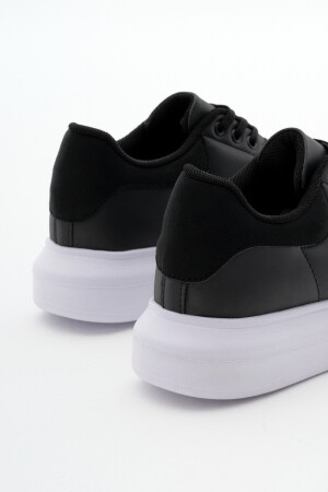 Unisex Siyah Beyaz Spor Ayakkabı V2alx - 6