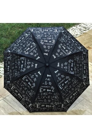 Unısex Siyah Matematik Şemsiye MRLXMTMTK - 1