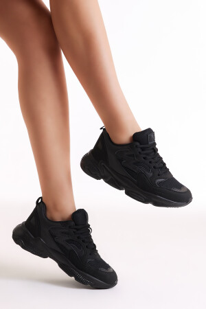 Unisex Siyah Spor Ayakkabı Tb251 - 3
