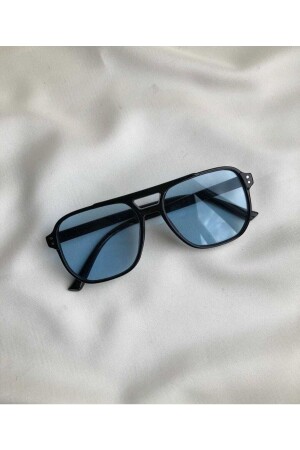 Unisex-Sonnenbrille aus blauem Glas der neuen Saison - 2