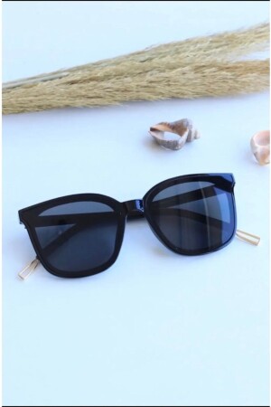 Unisex-Sonnenbrille, UV400-Schutz, neues Modell, schwarzer Griff, rechteckiger quadratischer Rahmen, Vintage-Stil, ARMANİMODEL059 - 1