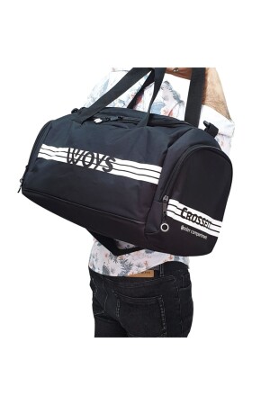 Unisex-Sporttasche mit schwarzen Fächern woyssporcanta - 4