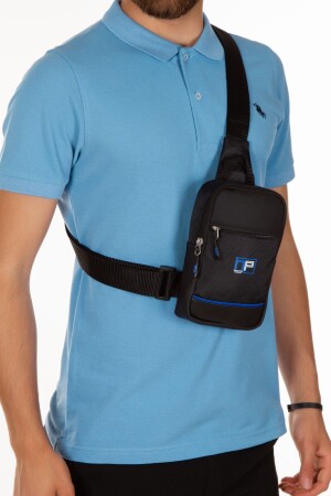 Unısex Telefon Bölmeli Çapraz Askılı Bel Omuz Ve Spor Çanta Göğüs Çantası Crossbody Bodybag - 1