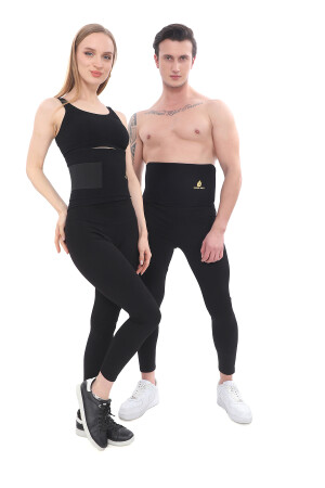 Unisex Termal Bel Korse %100 Sauna Yağ Yakıcı Terleme Kemeri Bel Ve Göbek Bölgesinde Etkili SHMAĞAZACILIK00286 - 7