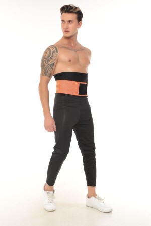 Unisex-Thermo-Taillenkorsett, 100 % Original-Sauna-Fettverbrennungs-Schwitzgürtel, effektiv auf Taille und Bauchbereich - 5