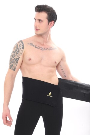 Unisex-Thermo-Taillenkorsett, 100 % Sauna-Fettverbrennungs-Schwitzgürtel, effektiv auf Taille und Bauchbereich SHMAĞAZACILIK00286 - 2