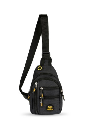 Unisex wasserdichte Kopfhörer-USB-Anschluss-Umhängetasche, Taille, Schulter und Brusttasche, täglicher Bodybag, Gelb-111 - 3