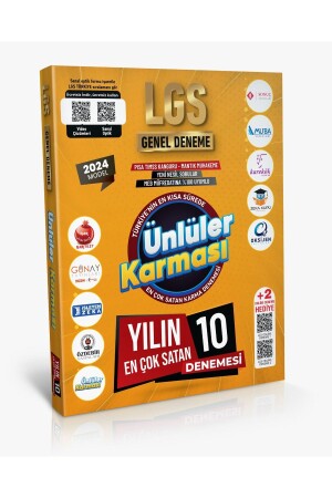 Ünlüler Karması 2024 LGS Genel Deneme 10 Yayın 10 Deneme - 2