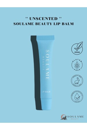 '' UNSCENTED '' SOULAME BEAUTY LIP BALM - EKSTRA PARLAK AROMASIZ DUDAK PARLATICISI - 1