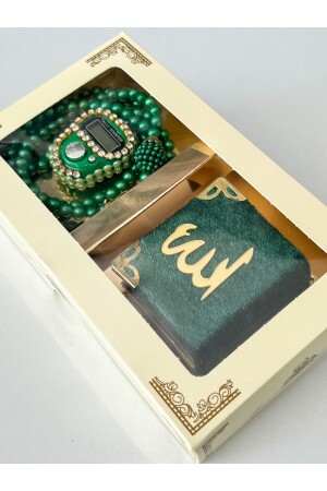 Unser als Mitgift verpacktes Mini-Koran-Gebetsperlen- und Stein-Gesangsset - 3