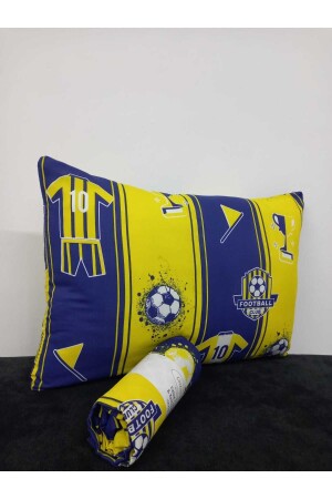 ÜNTAŞ SERENAT TARAFTAR SARILACİVERTTEK KİŞİLİK LASTİKLİ ÇARŞAF VE YASTIK KILIFI 100X200 - Üntaş